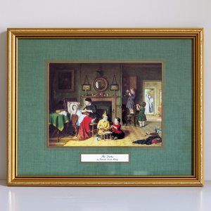 "The Doctor" Framed Art Print by Frederick Daniel Hardy Children Playing Doctor